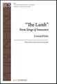 The Lamb Unison choral sheet music cover